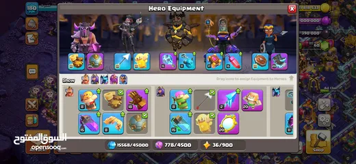  9 كلاش اوف كلانس حساب تاون 15 للبيع