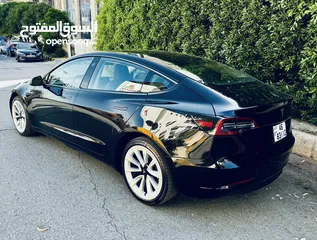  16 بدفعه اولى 1500 تملك تسلا موديل 3 لون اسود ملوكي موديل 2022 للبيع كاش او اقساط عالهويه