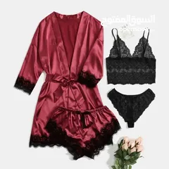  6 Sexy women night gown 5 pieces set