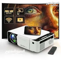 2 بروجكتر بقوة 900لومن اخر اصدار نظام HD 4K يعمل بخاصية WI FI والبلوتوث بلكرتونة بسعر أقل من سوق