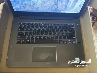  4 لابتوب dell i5 جيل سابع  كيبورد بضوي و سعرر حررق