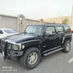  1 Hummer H3 Black color with Five Dighit Number & New Istimar .