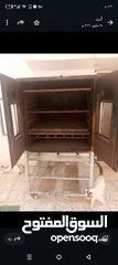  1 فرن صناعي للبيع  الطول 90سنتمتر  العرض 90سنتمتر  الارتفاع 160 سنتمتر  العمق 85 سنتمتر
