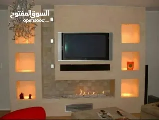  17 كهرباء وأحدث الديكورات المنزليه حبس بورد وتركيب بدل الخشب والرخام
