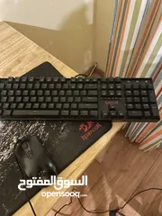  2 ماوس + كيبورد ميكانيكل+ ماوس باد
