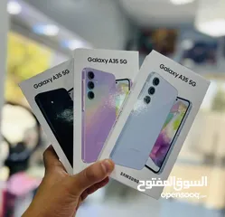  5 جهاز جديد Samsung A35 5G رام 16 جيجا 128 و 256 مكفول سنة هدية كفر ولزقة وشاحن الاصلي متوفر توصيل