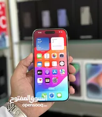  7 عرض خااص : iPhone 15 pro 128gb هاتف نظيف جدا بحالة الوكالة بدون اي شموخ أو ماشكل على الضمان بأقل سعر