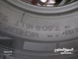  7 القياس 16 750 ميشلان إطار غني عن التعريف مواصفات عاليه وخاصه دبل قومه دبل ستيل 14 راقه استعمال بسيط