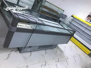  5 ثلاجات عرض مشروبات و فواكه و لحوم و اسماك