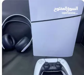  2 للبيع بلاي ستيشن 5 سليم مع سماعة نخبة