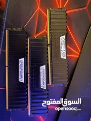  1 للبيع رامات corsair ddr4 حجم 24gb