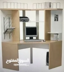  5 Ikea MIKAEL Corner Desk Workstation + FREE chair