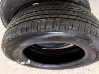  10 كوشوك مستعمل للبيع ياباني نوع بريجيستون فردتين مقاس 15/65/185 و اربع فردات ماليزي مقاس 16/60/215