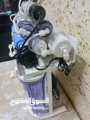  9 فلتر مياه تايواني حفر 9مراحل مع UV وساعه ضغط وستاند بسعر مغري