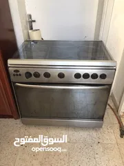  3 غاز مع فرن ستالس ستيل اكسبير ايطالي بحالة ممتازة