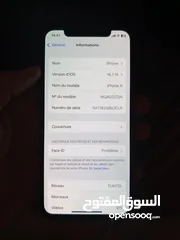  7 IPHONE X 256 g storage