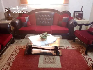  2 طقم كنب زان ثقيل بحالة جيدة جدا