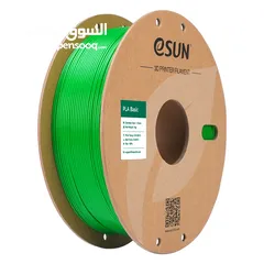  4 مواد خاصة لطابعة ثلاثية الأبعاد من شركة e sun 3D PRINTER اللوان عده ويتوفر حبيبات من مادة PLA , PETG