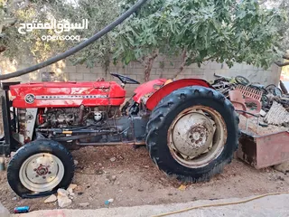  2 تركتر مسي 135 بحالة ممتازة افرهول جديد  التركتر مشاء الله عنو  معو عود  وكف
