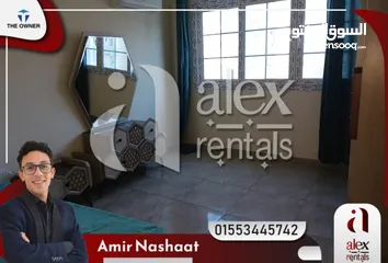  3 شقة للايجار مفروش 240 م كامب شيزار شارع عمر لطفي