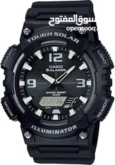  1 ساعة كاسيو اصليه جديده مميزه عقارب ودجتال Casio AQ-S810 Watch
