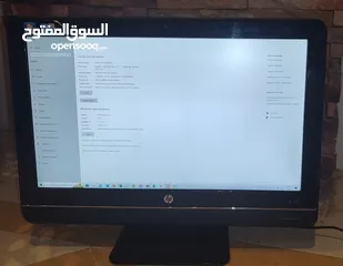  2 كمبيوتر HP Compaq 6000 Pro AIO – شاشة وكيسة في جهاز واحد  حالة ممتازة  قابل للتفاوض