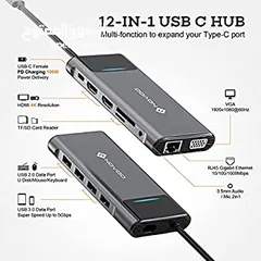  2 Recensione Hub USB-C Novoo 12 in 1: un accessorio دوكشنيشن متععدة 12 في 1  تحويلة