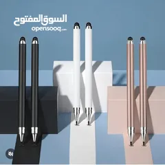 1 قلم تاتش عالي الجودة يعمل على جميع أنواع الشاشات (أندرويد، آيفون، تابلت، آيباد) بدون الحاجة لأي شحن