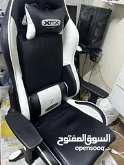  4 Gaming chair كرسي العاب Xfx gtr400 White   model بسعر حرق جدًا