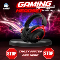  1 HyperX Cloud II Wireless - Gaming Headset سماعة هايبر اكس كلاود 2 وايرليس تعمل على بلايستيشن