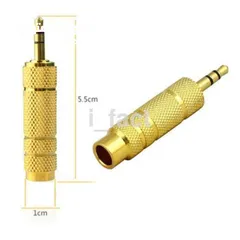  4 3.5mm Male - 6.5mm Female Plug