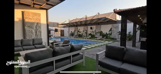  4 فيلا / شاليه / مزرعة للايجار / البحر الميت / 3 غرف نوم / مسبح خاص / جاكوزي / اماكن للشواء