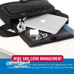  7 Cable Ties, 100Pk, 8 x 1/2" Black Cord Organization Straps, Thin Pre-Cut Design, Wire Management for