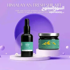  7 Himalayan fresh shilajit organic purified resins and drops form both available now in Oman order now