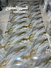  7 #رول  بديل الرخام الطول 2.80 م العرض 1.20  السماكة 3 ملم  مصنوع من الفوم واللاصق منه وفيه للجدران
