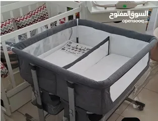  1 تخت توأم تخت توام المنيوم امريكي مع عجلات عده ارتفاعات قماش ممتاز ومتين