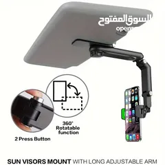  6 1080° Rotating Sunvisor Mobile Car Holder