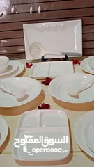  6 اطقم صحون سفرة