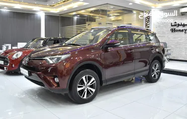  1 Toyota Rav4 GXR 4WD ( 2017 Model ) in Burgundy Color GCC Specs