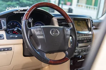  6 لكزس LX570 2010 بحالة ممتازة وعلى الفحص الكامل