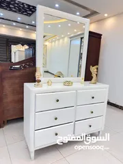  6 غرفة نوم ماستر كوالتي عالي فخمه جداً   خشب زان ولاتيه 18 ماركة الدب