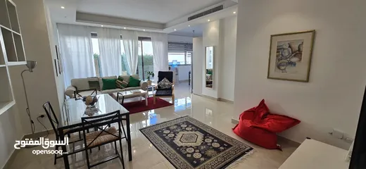  2 شقه مفروشه فاخره للايجار في عبدون / 2نوم / 120م / جديده
