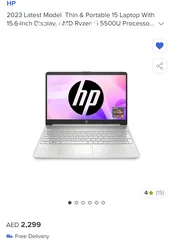  1 Hp laptop amd ryzen 5 5500