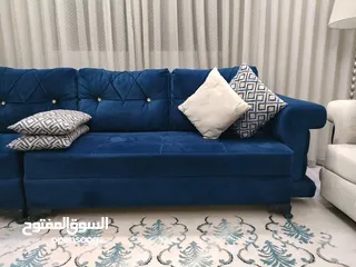  4 طقم كنب كورنر 10 مقاعد مستعمل بحالة ممتازة للبيع