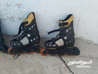  1 سكيت (بوت عجال) عدد 2 مستعمل بحال الجديد بسعر مغري