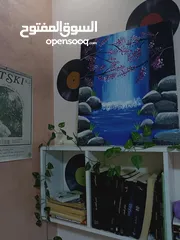  2 لوحة فنية يدوية للبيع  لوحة فنية طبيعة Hand-painted artwork