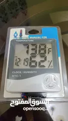  7 clock temperature and humidity