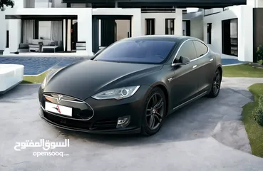  1 Tesla Model S 2015 - GCC - Dual Motor - P85 D - Full Service History - No Accident