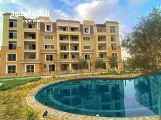  5 شقة 3غرف للبيع في القاهرة الجديدة كمبوند سراي Sarai بخصم 42% علي الكاش Lakes View