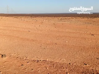  5 تملك قطعة أرض مساحة 10 دونمات   لكامل القطعة قوشان مستقل المفرق أراضي البادية الشمالية